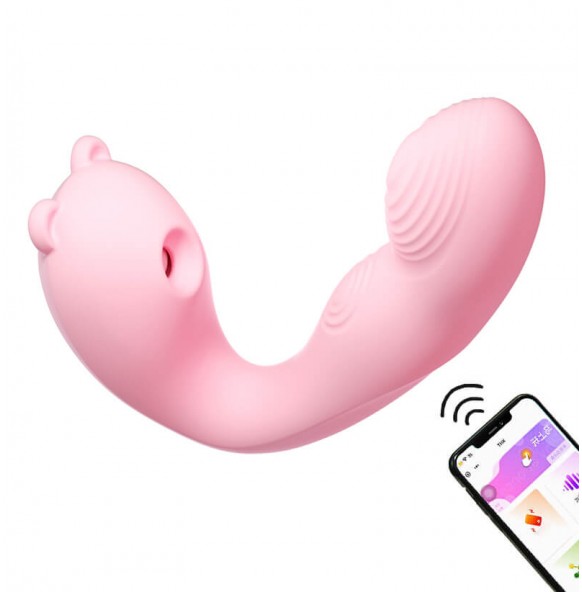 MizzZee - Cute Bear Suction Wearable Vibrators (Support APP Mini Programs - Chargeable) MizzZee - Cute Bear Suction Wearable Vibrators (Support APP Mini Programs - Chargeable)